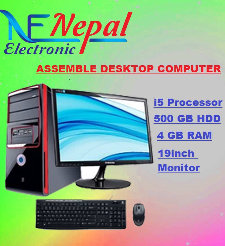 Assemble desktop i5 / 500hdd /4 GB RAM